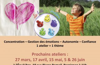 La bulle des émotions Perpignan (66) : sophrologie enfants - dates des prochains ateliers !